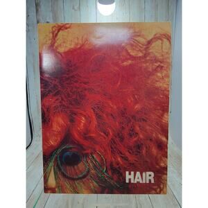 1969 HAIR The American Tribal Love Rock Musical Souvenir Program Magazine